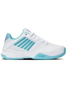 K-Swiss Court Express HB White/Angel Blue EUR 39.5 Women's Tennis Shoes