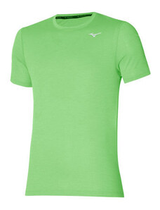 Mizuno Impulse Core Short Sleeve Shirt, Light Green - L