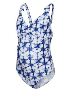MAMALICIOUS Jednodijelni kupaći kostim 'SIGA' plava / svijetloplava / bijela