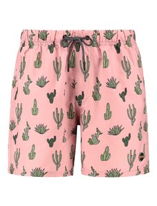 Shiwi Kupaće hlače 'Cacti' pastelno zelena / tamno zelena / roza