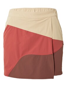 ICEPEAK Sportska suknja bež / smeđa / hrđavo crvena