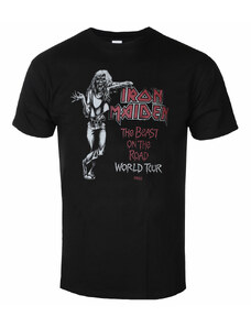 Metalik majica muško Iron Maiden - Beast On The Road World Tour '82 - ROCK OFF - IMTEE156MB