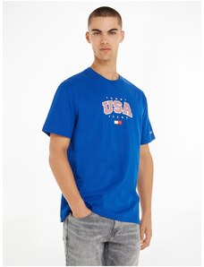 Tommy Hilfiger Blue Men's T-Shirt Tommy Jeans Modern Sport - Men