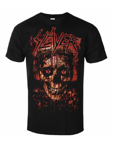 Metalik majica muško Slayer - Crowned Skull - ROCK OFF - SLAYTEE11MB