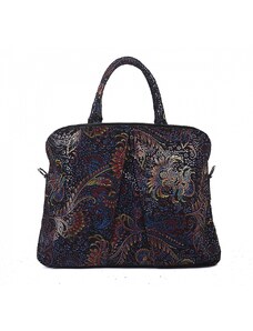 Luksuzna Talijanska torba od prave kože VERA ITALY "Luvota", boja ispis u boji, 27x39cm