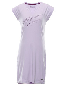 Women's dress ALPINE PRO RUBERA pastel lilac