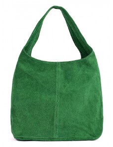 Luksuzna Talijanska torba od prave kože VERA ITALY "Avia", boja zelena, 32x35cm