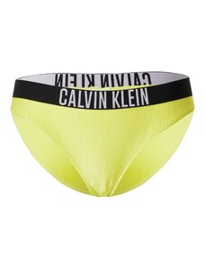 Calvin Klein Swimwear Bikini donji dio žuta / crna / bijela