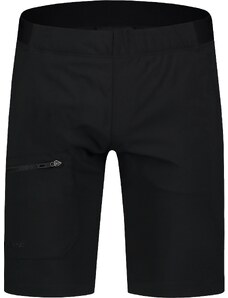 Nordblanc Crne muške lagane outdoor kratke hlače WAIST