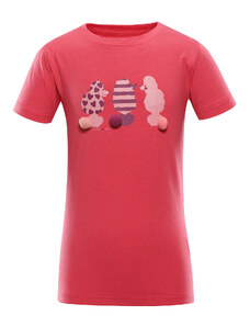 Children's T-shirt nax NAX POLEFO raspberry