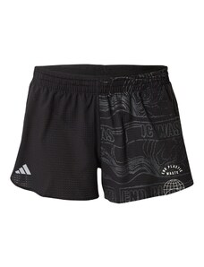 ADIDAS PERFORMANCE Sportske hlače 'Run For The Oceans' siva / crna / bijela