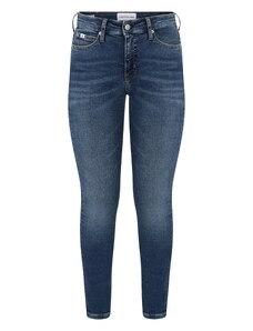 Calvin Klein Jeans Traperice plavi traper / bijela