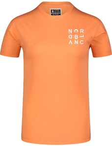 Nordblanc Narandžasta ženska majica od organskog pamuka LETTERS