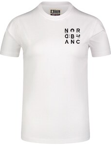 Nordblanc Bijela ženska majica od organskog pamuka LETTERS