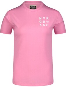 Nordblanc Ružičasta ženska majica od organskog pamuka LETTERS