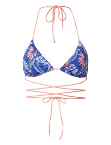 Tommy Jeans Bikini gornji dio mornarsko plava / svijetlozelena / narančasta / bijela