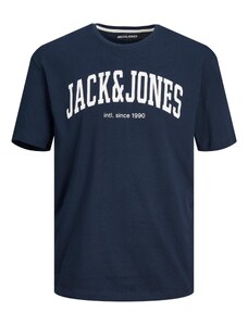 JACK & JONES Majica 'Josh' mornarsko plava / bijela