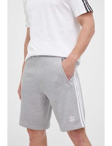 Pamučne kratke hlače adidas Originals Adicolor Classics 3-Stripes Sweat Shorts boja: siva, IA6354-grey