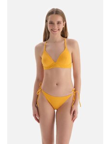 Dagi žuti špageti bikini dno