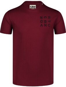 Nordblanc Tamno Crvena muška majica od organskog pamuka COMPANY