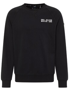 DreiMaster Maritim Sweater majica 'Bridgeport' crna / bijela