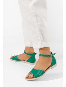 Zapatos Sandale od prirodne kože Montela Zeleno