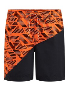 WE Fashion Kupaće hlače narančasta / crna