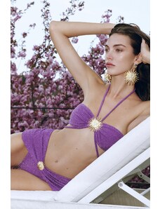 Trendyol X Zeynep Tosun sunčani bikini set s detaljima dodatka