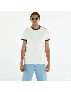 FRED PERRY Taped Ringer T-shirt Snow White