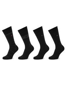 Set od 4 para muških visokih čarapa Tommy Hilfiger