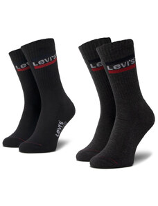 Set od 2 para unisex visokih čarapa Levi's