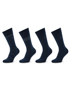 Set od 4 para muških visokih čarapa Tommy Hilfiger