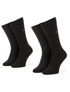 Set od 2 para muških visokih čarapa Tommy Hilfiger