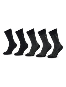 Set od 5 pari muških visokih čarapa Tommy Hilfiger