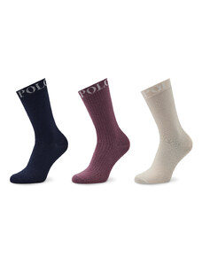 Set od 3 pari ženskih visokih čarapa Polo Ralph Lauren