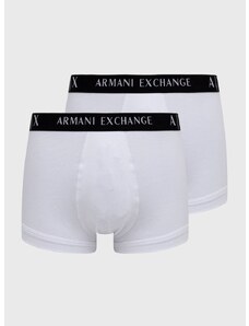 Bokserice Armani Exchange (2-pack) za muškarce, boja: bijela