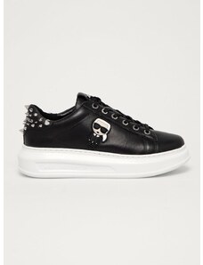 Kožne cipele Karl Lagerfeld KAPRI boja: crna
