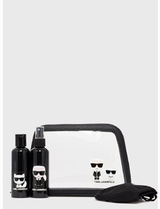 Karl Lagerfeld - Putni set - kozmetička torbica, maska i dvije posudice
