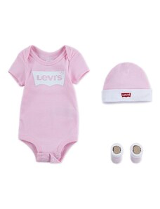 Komplet za bebe Levi's boja: ružičasta