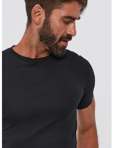 Majica kratkih rukava Polo Ralph Lauren (2-pack) za muškarce, boja: crna