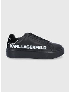 Kožne cipele Karl Lagerfeld MAXI KUP boja: crna