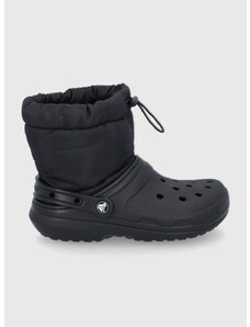 Čizme za snijeg Crocs Classic Lined Neo Puff Boot boja: crna