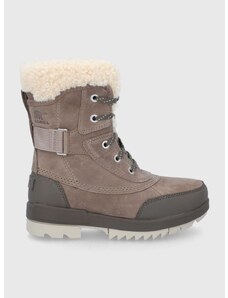 Kožne čizme za snijeg Sorel Torino II Parc Boot WP boja: bež