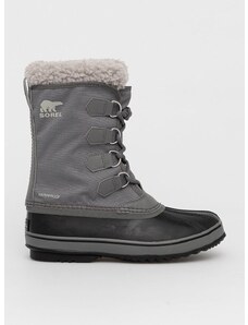Čizme za snijeg Sorel PAC NYLON za muškarce, boja: siva