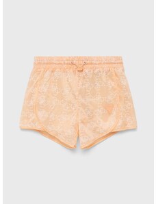 Dječje kratke hlače Guess boja: narančasta, s uzorkom, podesiv struk