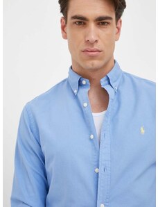 Pamučna košulja Polo Ralph Lauren za muškarce, slim, o button-down ovratnikom