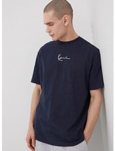 Pamučna majica Karl Kani boja: tamno plava, s aplikacijom