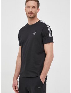 Pamučna majica Michael Kors boja: crna, jednobojni model