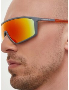 Sunčane naočale Armani Exchange za muškarce, boja: siva