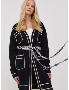 Kardigan s primjesom vune Karl Lagerfeld za žene, lagani